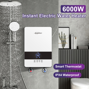 Chauffe-eau électrique thermostatique intelligent Anlabeier XD60, chauffage instantané, 220V, 6kW, sans réservoir, multi-points, pour douche - Product Image 4