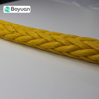 Cuerdas Hmpe Uhmwpe de 6/8/12/25 mm, 100% Material, Otros Suministros Marinos, Cuerda de Amarre para Barcos Grandes, Cuerda de 12 Hilos, Marca Boyuan, Cuerda de Remolque