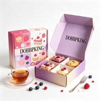 Cajas de Cartón Corrugado para Empaque de Alimentos Personalizadas, Cajas para Postres, Galletas, Té y Pastelería