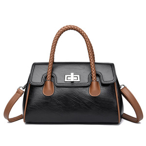 Sac à bandoulière de luxe en cuir PU de haute qualité pour femme, sac fourre-tout, sac à main de créateur pour femme, vente en gros - Product Image 1