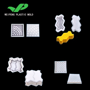 Moule à pavés à rayures chevrons réutilisable en plastique PP pour carreaux de béton, idéal pour jardin, patio, allée, aménagement paysager et bricolage - Product Image 4