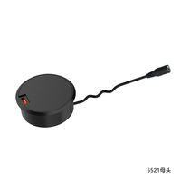 Chargeur de meubles pour PC PD45W chargeur sans fil multifonctionnel rotatif 15W intégré au bureau pour bureau bureau électrique debout