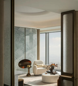 <span class=keywords><strong>Suite</strong></span> de chambre d'hôtel moderne de luxe, lit king-size 6 pièces avec tête de lit capitonnée et rangement, mobilier commercial de haute qualité - Product Image 5
