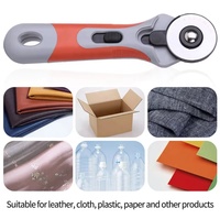Outils de coupe pour cuir Vente en gros Artisanat du cuir fait main Orange 45mm Rotary Cutter pour tissu