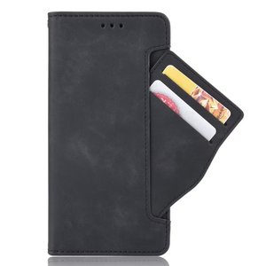 Funda de cuero tipo cartera con múltiples ranuras para tarjetas y diseño de rayas para <span class=keywords><strong>ZTE</strong></span> Nubia <span class=keywords><strong>Red</strong></span> <span class=keywords><strong>Magic</strong></span> <span class=keywords><strong>7S</strong></span> <span class=keywords><strong>Pro</strong></span>. - Product Image 3