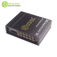 Amplifier DSP Kendaraan H480 Plus Grosir 4 Kanal 30W 8CH Prosesor DSP Amplifier Suara Mobil untuk Pesanan Grosir Reseller