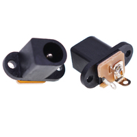 Conector DC017, Conector de Alimentación CC, Toma de Corriente CC de 5.5MM*2.1MM / 5.5MM*2.5MM, Conector Hembra DC-017