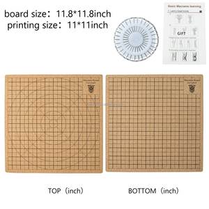 Planche en liège personnalisée pour macramé, grille 11*15 pouces avec épingles en T pour mesurer et créer des créations de macramé et de nœuds artisanaux - Product Image 3
