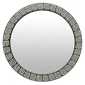 Cadre de miroir incrusté rond couleur personnalisée artisanat fait à la main fabriqué sur commande par United Trade World - Product Image 2