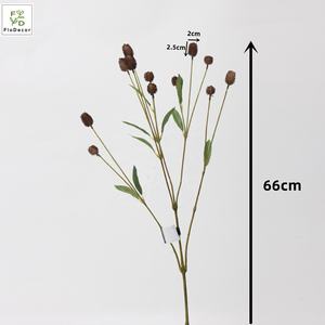 Usine Directe Simulation Burnet Style Chinois Artificielle Eryngo Fleur Décoration De Mariage 66CM <span class=keywords><strong>Eryngium</strong></span> - Product Image 4