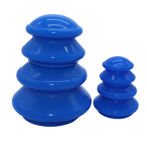 Set bekam silikon fisik kualitas tinggi, Set pijat bekam cangkir hisap vakum pijat - Product Image 2