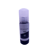 Bouteille de 70 ML d'Encre à Teinture de Recharge 103 pour Imprimante Jet d'Encre Epson L1110 L3110 L3111 L3116 L3150 L3151 L3156 L3160 L5190 L1210 Encre 103