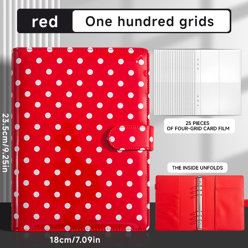 Pack cadeau A5 spot-rouge + 25 feuilles de film