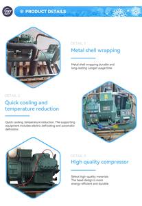 Ruitong RT-500ระบายความร้อนด้วยน้ำความจุสูงระบายความร้อนด้วยน้ำสำหรับหน่วยควบแน่นแบบกึ่งปิด-30-20C พลังงานที่มีประสิทธิภาพที่ดีเยี่ยม - Product Image 5