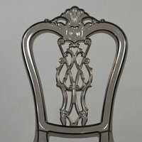 Chaises de salle à manger contemporaines en plastique transparent acrylique cristal pour la maison, le bureau, le bar, les banquets, les fêtes, les hôtels, les mariages, les événements en plein air