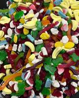 Groothandel op maat gemaakte private label halal bulk zachte snoepjes gummy snoep fabrikanten fruit smaak balletjes hartvormige patronen zak