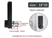 Serrure d'armoire de mot de passe d'écran tactile électronique SLIM tiroirs armoires placards