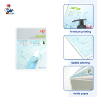 Brochure d'entreprise personnalisée à piqûres à cheval, estampage à froid 3D, pelliculage UV brillant 3D, impression offset
