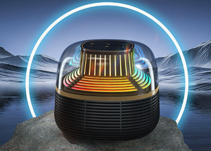 Portable Bluetooth <b>Speaker</b> With Rechargeable Battery Wireless Full-Range Audio RGB <b>LED</b> Light Plastic Cabinet Party Use - Product Image 5