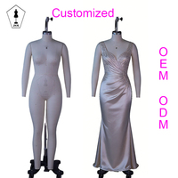 JASMINE FORM Femme Corps Complet Taille Européenne 8 Mannequin Femmes Robe Forme Modèle pour Vêtements Couture Mannequin pour Couture