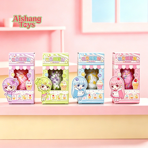 Squishies Kawaii Nuage Crème Glacée TPR Ultra Doux à Rebond Lent Jouet Sensoriel Anti-Stress pour Soulager l'Anxiété - Product Image 4