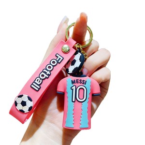 Llavero de aleación de estaño con diseño de camiseta de fútbol transfronterizo, colgante deportivo, recuerdo, llavero para coche, regalo al por mayor - Product Image 6