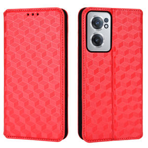 เคสโทรศัพท์ PU สามมิติรูปเพชรสำหรับ <span class=keywords><strong>OnePlus</strong></span> <span class=keywords><strong>Nord</strong></span> CE <span class=keywords><strong>2</strong></span> 5G แบบมีกระเป๋าเงินพับได้ - Product Image 4