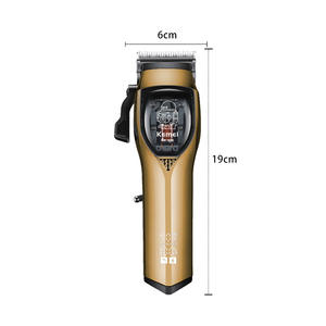 Cortadora de Pelo Eléctrica Komei KM-1680, Cuerpo Metálico, 7000-9000 rpm, Diseño Seguro para Salón, Carga USB - Product Image 3