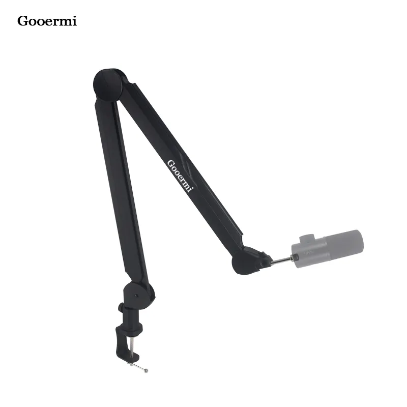Gooermi MS700 High Quality Rotatable Microphone Stand Adjustable Microphone Arm Stand for Podcast, Video, Gaming
