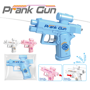 Nouveau Produit Pistolet à Eau en Plastique à Double Jet Avant-Arrière, <span class=keywords><strong>Jouet</strong></span> Tactile pour Farces et Attrapes, pour Adultes et Enfants - Product Image 6