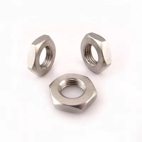 Ecrou hexagonal fin en acier zingué ou inoxydable Gb6172.1 Din439, Ansi/Asme B18.2.2 Jis B11/1-93