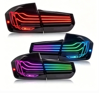 Nuevas Luces Traseras LED Antiguas F30/F35/F80 2012-2020 RGB DRL Impermeables a Prueba de Polvo Plug-and-Play Transparentes de Ajuste Universal en Forma de Estrella