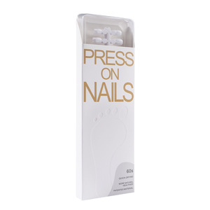 120 <span class=keywords><strong>Uñas</strong></span> Postizas Cortas Cuadradas en Caja, Acabado Mate y Brillante, <span class=keywords><strong>Color</strong></span> Blanco Natural Transparente, <span class=keywords><strong>Uñas</strong></span> <span class=keywords><strong>de</strong></span> Gel Suave, Cobertura Completa, Venta al Por Mayor Profesional - Product Image 2