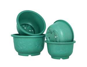 Whole Planting Orchid 2 4" 3.5inch Smallest Thick White Peat Nursery Starter Disposable Plastic Seedling Pot