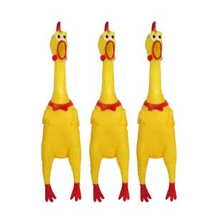 Ball Pet Squeak Toys Collection Bite-Resistant Tooth-Grinding Latex Dog Toy Rubber Chicken Squeak Toy