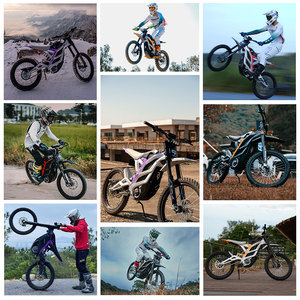 For for Pro 55PMH Sport E Dirt Bike Motorbike with 5000W Brushless Motor <b>72V</b> 35Ah <b>Battery</b> >80km/h Directly USA Warehouse - Product Image 2
