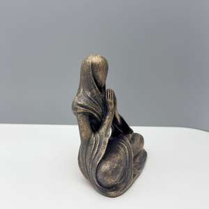 Estatua de Alien para Meditación, Resina Epoxi Ecológica, Adorno Religioso de Hadas para Mesa, Regalo Creativo - Product Image 3