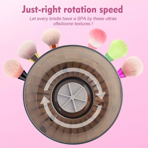 เครื่องทำความสะอาดแปรงแต่งหน้าไฟฟ้าแบบพกพา อัตโนมัติ ใช้พอร์ต USB - Product Image 3