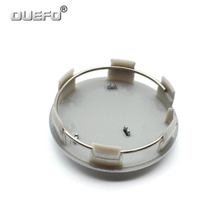 Insignia de tapa de HUP de centro de rueda de coche de 60mm negro plateado para automóvil <span class=keywords><strong>Peugeot</strong></span> - Product Image 3