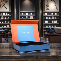 Scatola per Confezione Rossetto Personalizzata a Forma di Libro in Cartoncino Rigido Argentato con Goffratura, Laminazione Opaca e UV, Chiusura Magnetica