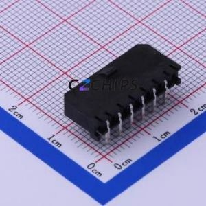 X3025WR-06-9TSN Wire-to-Board Pin Header Bent Lead Through Hole,P=3mm Connector 1x6P 3mm Right Angle Insert 6P - Product Image 2