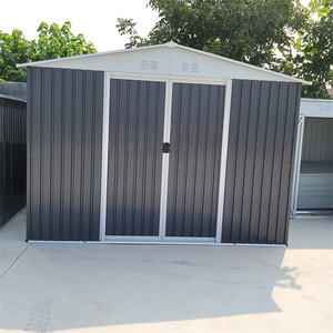 Abri de jardin moderne Huiding <span class=keywords><strong>en</strong></span> <span class=keywords><strong>bois</strong></span> traité sous pression avec cadre métallique du Shandong, couverture de 10x10 pieds, <span class=keywords><strong>toit</strong></span> <span class=keywords><strong>plat</strong></span>, facile à assembler - Product Image 6