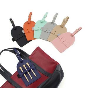 Outdoor Golf Tee Bag PU Leather Golf Tee Holder with 4 Tee Slots Golf Accessories <b>Gift</b> for Golfer Men Women - Product Image 4