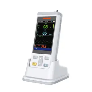 3,5 polegadas SpO2 Temp Hospital equipamento médico veterinário Handheld sinais vitais Monitor