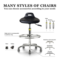 Tabouret de bar moderne, rotatif, antistatique, réglable, pour laboratoire, réception, ESD, avec structure métallique