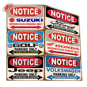 Cartel de chapa clásico de 20X30CM de alta calidad, placa de <span class=keywords><strong>aviso</strong></span> de Metal impresa UV para decoraciones de pared de tienda de trabajo - Product Image 1