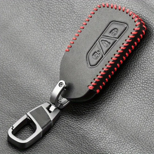 Elegante y Moderna Funda Protectora para Llaves de Coche de Cuero PU Negro, Resistente a Arañazos, Diseño Ligero, Alta Calidad, Modelo <span class=keywords><strong>Volkswagen</strong></span> - Product Image 3