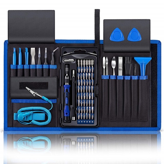 Professional Electronic Repair Tool Kit 80 in 1 78pcs Cell Phone Repair Tools Screwdriver Set Magnetic Screw Driver