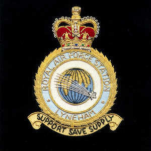 RAF LYNEHAM High Quality Lace Embroidered Patch <b>Sew</b>-On Fabric Badge Circular Luxury Design for Garment - Product Image 2