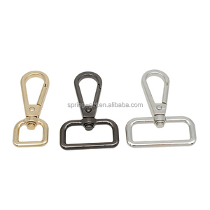 Broches de langosta de Metal respetuosos con el medio ambiente, Clips de gatillo giratorios, gancho a presión, monedero para ropa, hebilla de bolso giratoria de estilo personalizado dorado - Product Image 4